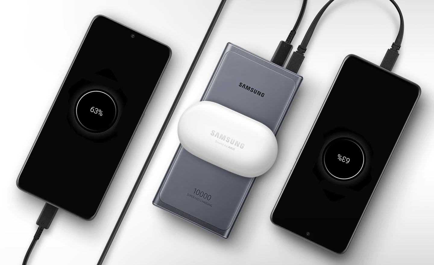 Samsung Powerbank 10000 mAh - Fast Charge Induktives Laden - Neuwertig!