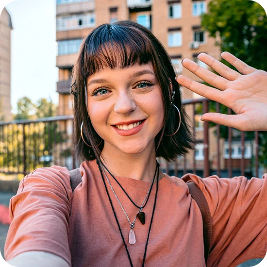 12MP front camera selfie