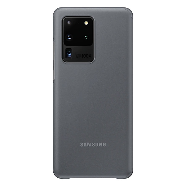 Samsung Galaxy S20 Ultra Clear View Cover Gray - 1