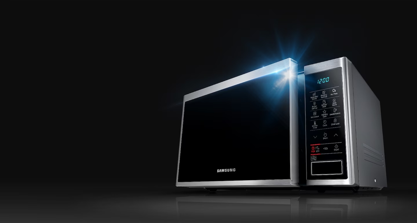 Samsung Microwave Ovens 32Liters 1000W Solo with Healthy Cooking