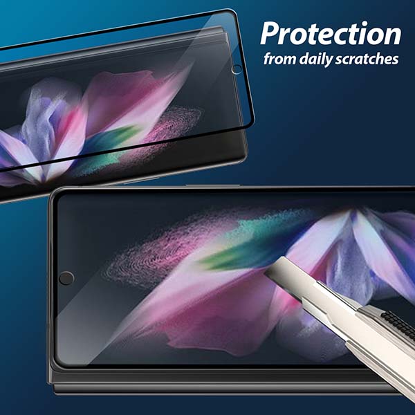 Samsung Galaxy Z Fold 3 Whitestone EZ Tempered Glass Screen Protector - 5