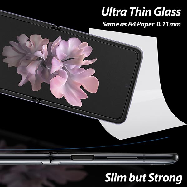Samsung Galaxy Z Flip 3 Screen Protector Ultra Thin Glass - 1