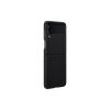 Samsung Galaxy Z Flip 3 Leather Cover Black - 3