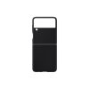 Samsung Galaxy Z Flip 3 Leather Cover Black - 4