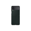 Samsung Galaxy Z Flip 3 Leather Cover Black - 2