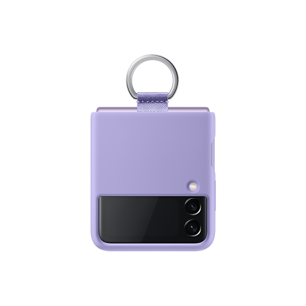 Samsung Galaxy Z Flip 3 Silicon Ring Cover Violet