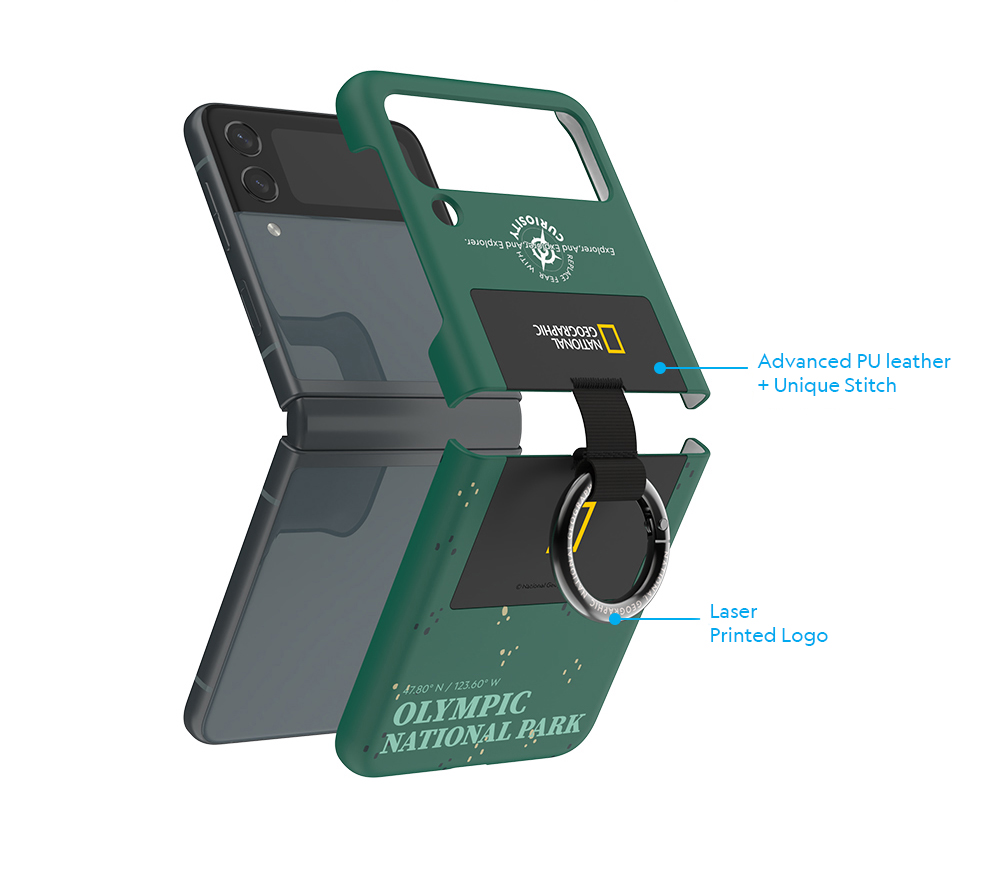 National Geographic Ring Strap Samsung Galaxy Z Flip 4 Exuma Cays 