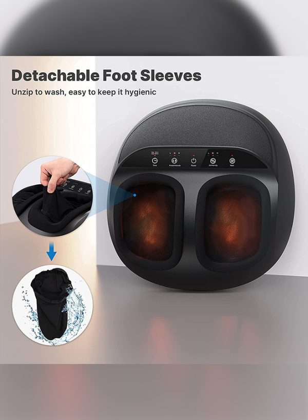 Renpho Foot Massager Machine With Heat Shiatsu Deep Kneading Therapy With Remote Control 