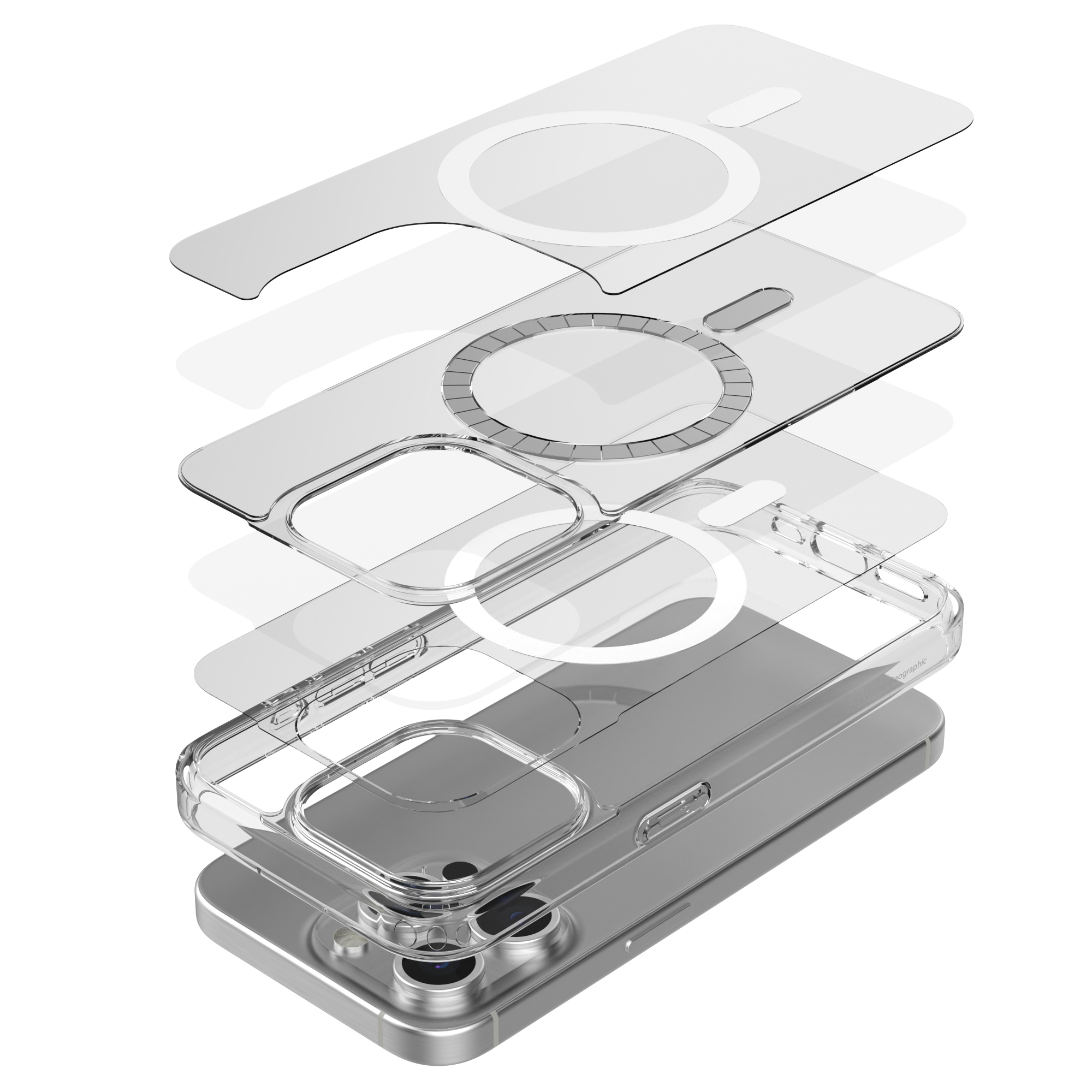 Nat Geo iPhone 15 Pro Magsafe Clear Case_03