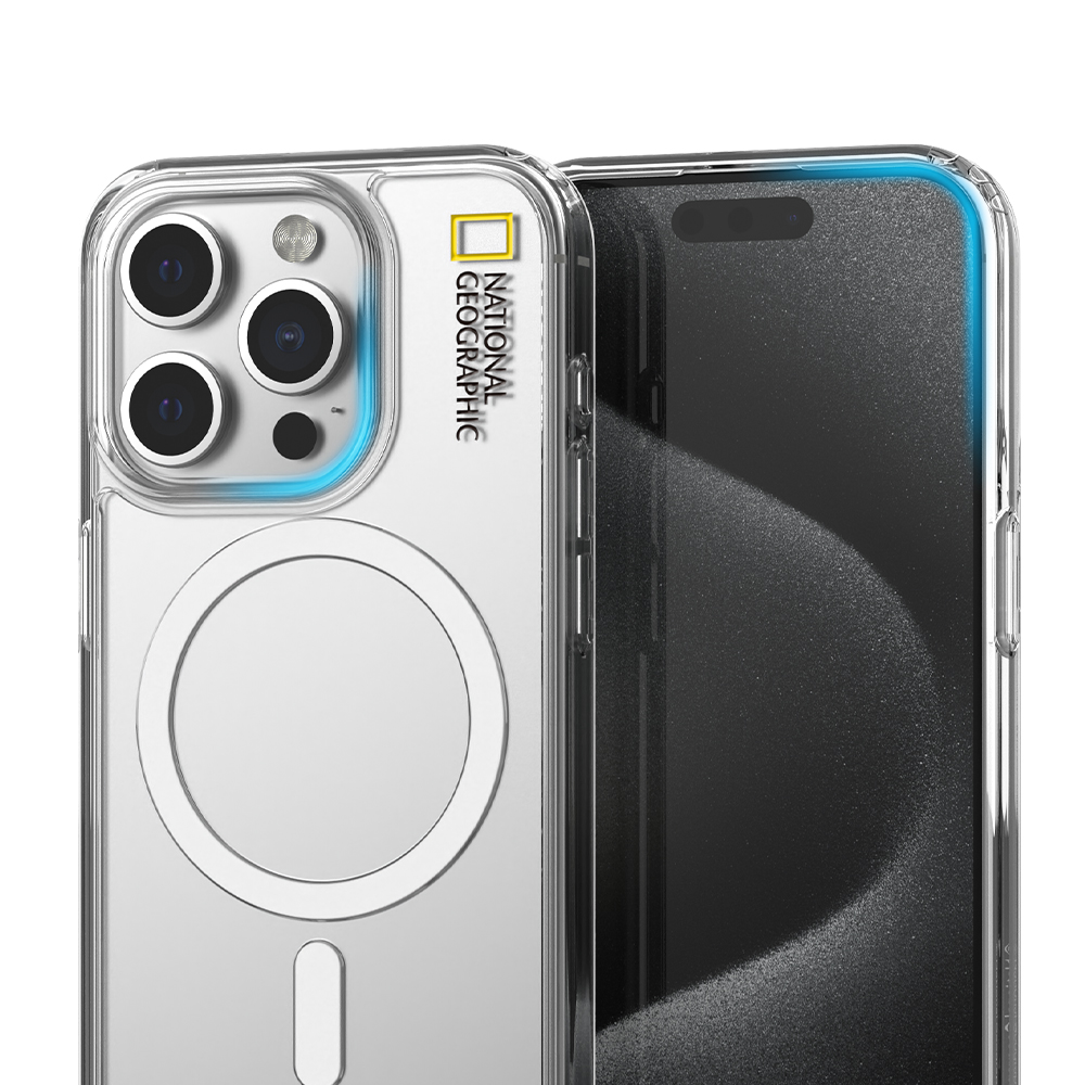 Nat Geo iPhone 15 Pro Magsafe Clear Case_11