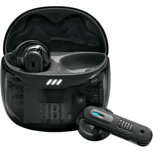 JBL Tune Flex 2 ghost Edition earbuds with Adaptive Noise Cancelling, JBL Pure Bass Sound, and customizable audio through Personi-Fi 3.0