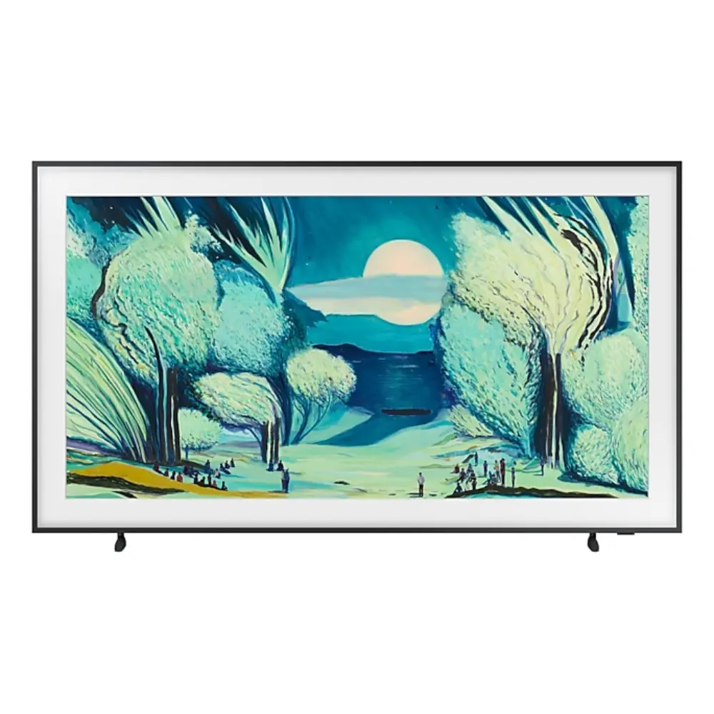 Samsung 65 Inch LS03F The Frame 4K Smart TV 2025 displaying artwork in Art Mode with modern picture frame design.
