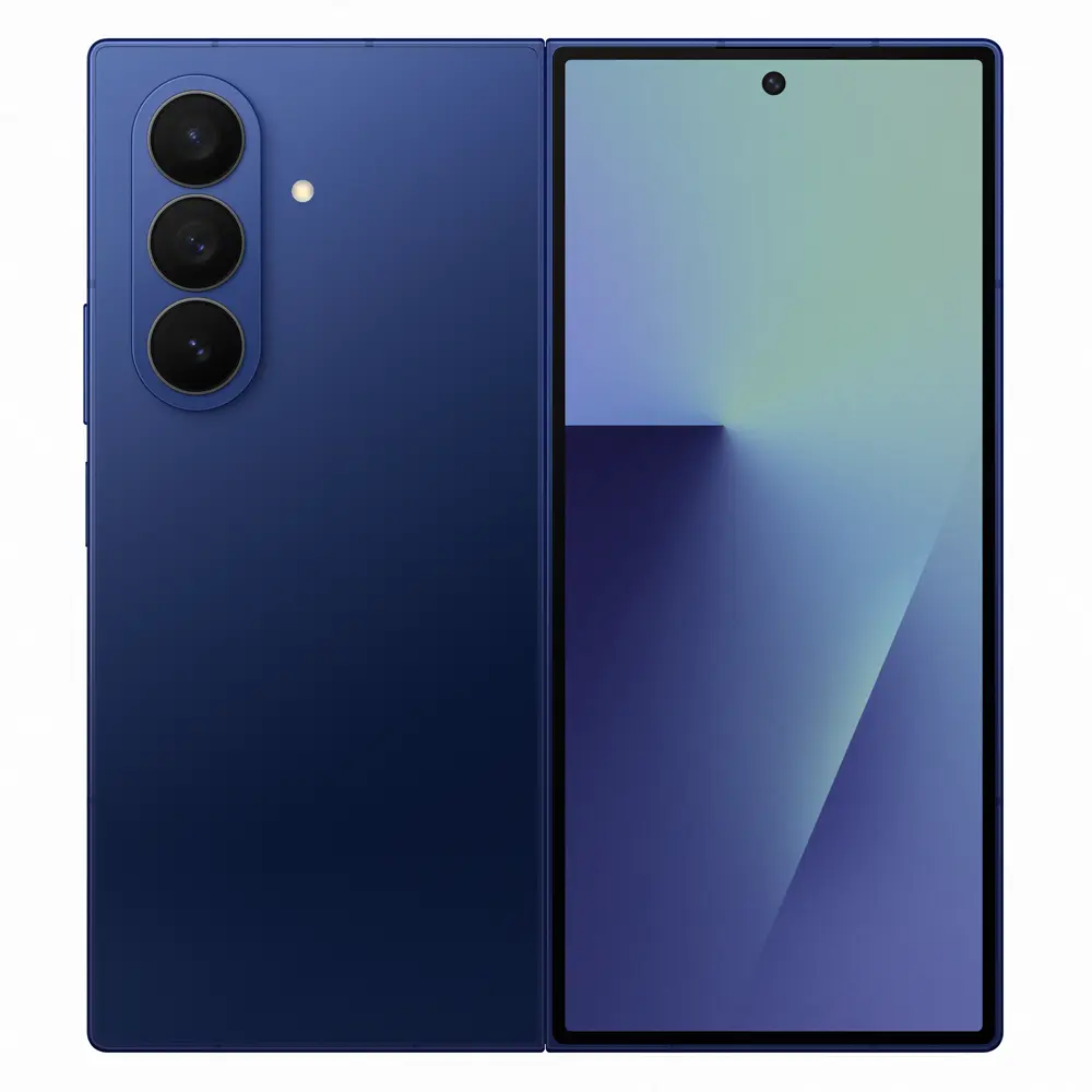 Samsung Galaxy Z Fold7 foldable smartphone with large immersive display and sleek premium design.