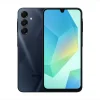 Samsung Galaxy A17 LTE – 6.7″ AMOLED Display, Triple Camera & Long Battery | Harman House Samsung Galaxy A17 LTE smartphone showcasing its vibrant 6.7-inch AMOLED display and triple rear camera design in sleek black color.