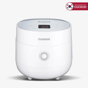 Cuckoo CR 0675F 6-cup Micom rice cooker with touchscreen controls and nonstick inner pot for versatile meal preparation.