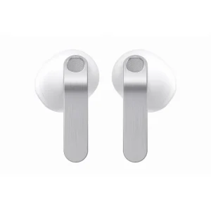 Samsung Galaxy Buds4 true wireless earbuds with active noise cancelling and compact charging case.
