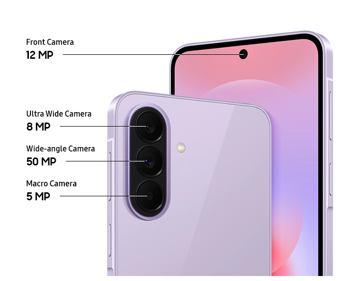 Battery: Galaxy A37 5G 5000 mAh, Up to 29 hours of video playback, Galaxy A34 5G 5000 mAh, Up to 21 hours of video playback, Durability: Galaxy A37 5G IP68, Galaxy A34 5G IP67, Thickness: Galaxy A37 5G 7.4 mm, Galaxy A34 5G 8.2 mm, Weight: Galaxy A37 5G 196 g, Galaxy A34 5G 199 g, Display: Galaxy A37 5G 6.7 inch, Galaxy A34 5G 6.6 inch