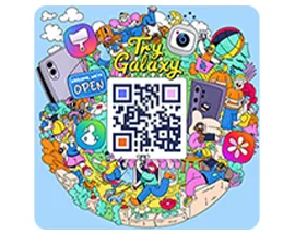 Try Galaxy QR code.