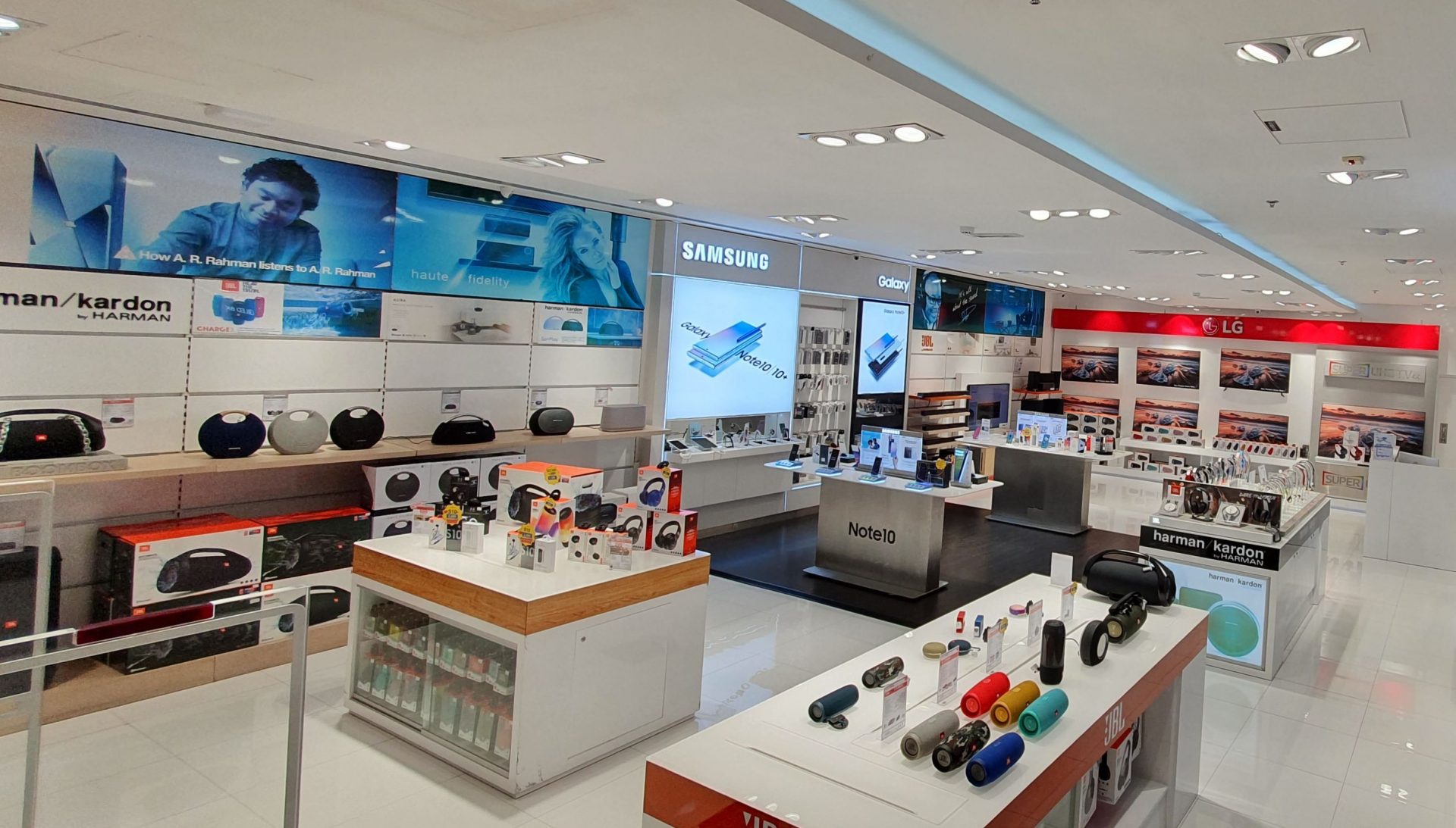 Harman House Showroom Deira City Center Official site JBL Harman Kardon AKG Infinity